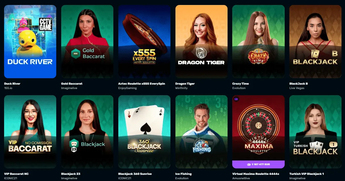 Live Casino RocketPlay