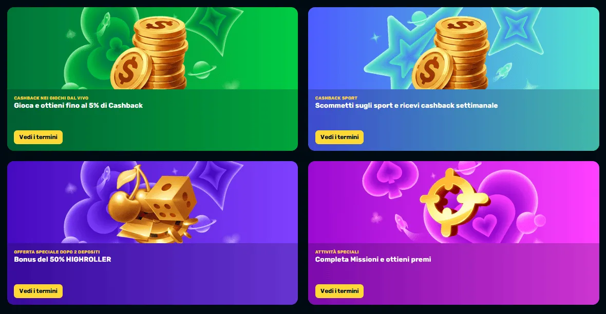 Promozioni RocketPlay Casino